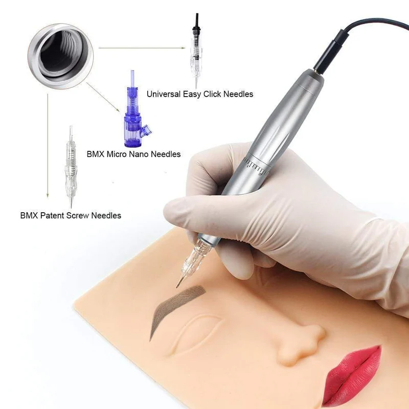 BMX Permanent Make-up Maschine Dermografo Micropigmentacion Gerät PMU Maschine für Augenbrauen Lip Tattoo Pen Kit P300
