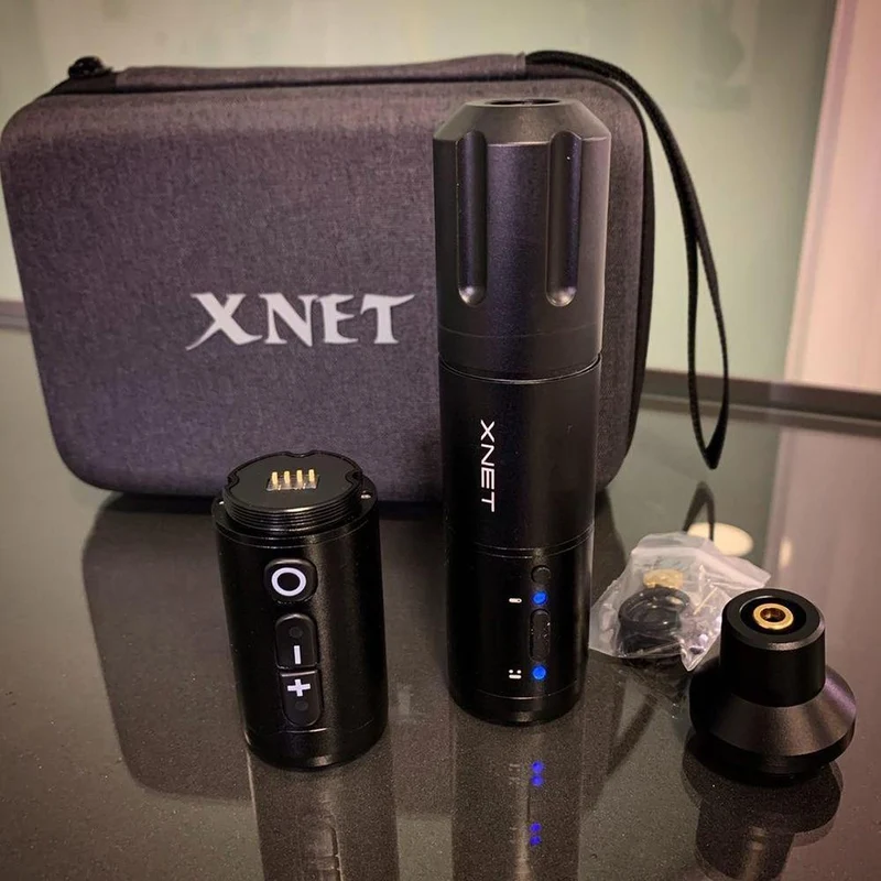 Elite Wireless Tattoo Pen Maschine Leistungsstarker kernloser Gleichstrommotor Schnellladender 2400-mAh-Lithium-Akku für den Körper des Künstlers