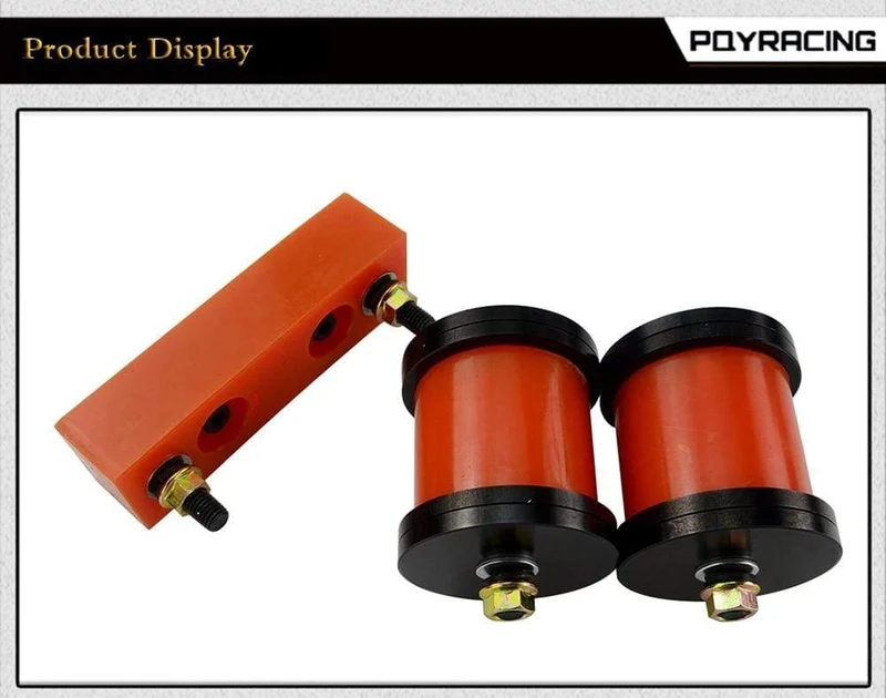 PQY - Motor-Getriebehalterungen aus Polyurethan für 89-00 Nissan S13 S14 180SX 200SX 240SX SR20 KA24