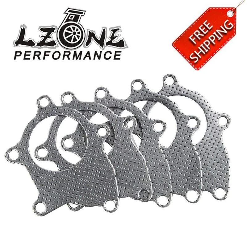 T3-T4 5-BOLT B/D SERIE TURBO-KRÜMMER DOWNPIPE AUSPUFF GRAPHIT ALUMINIUM DICHTUNG JR4953