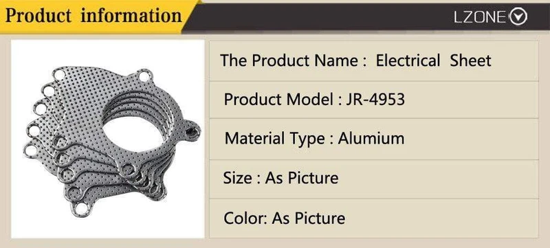 T3-T4 5-BOLT B/D SERIE TURBO-KRÜMMER DOWNPIPE AUSPUFF GRAPHIT ALUMINIUM DICHTUNG JR4953