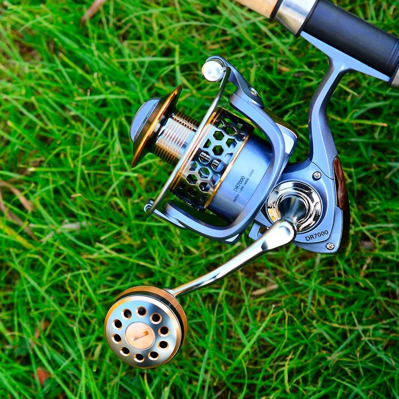 Max Drag 21KG Spule Angelrolle Getriebe 5.2:1 Verhältnis High Speed ​​Spinning Reel Casting Reel Karpfen Für Salzwasser