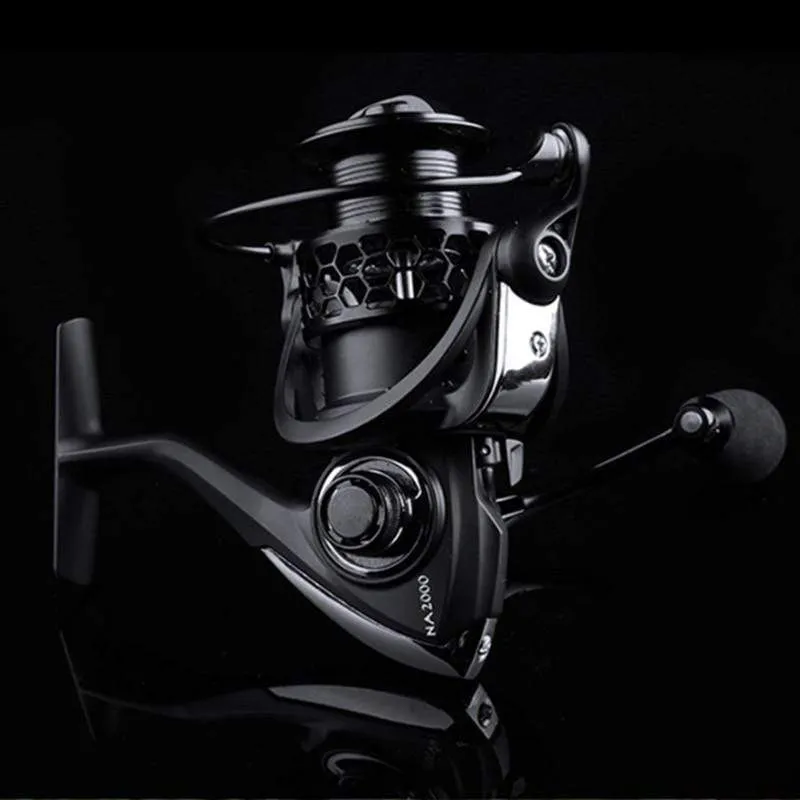 Leichte Spinnrolle NA 2000 3000 4000 5000 9BB 5.2: 1 NANO Angelrollen angelgerät für Forelle Peche Bass Hecht zander