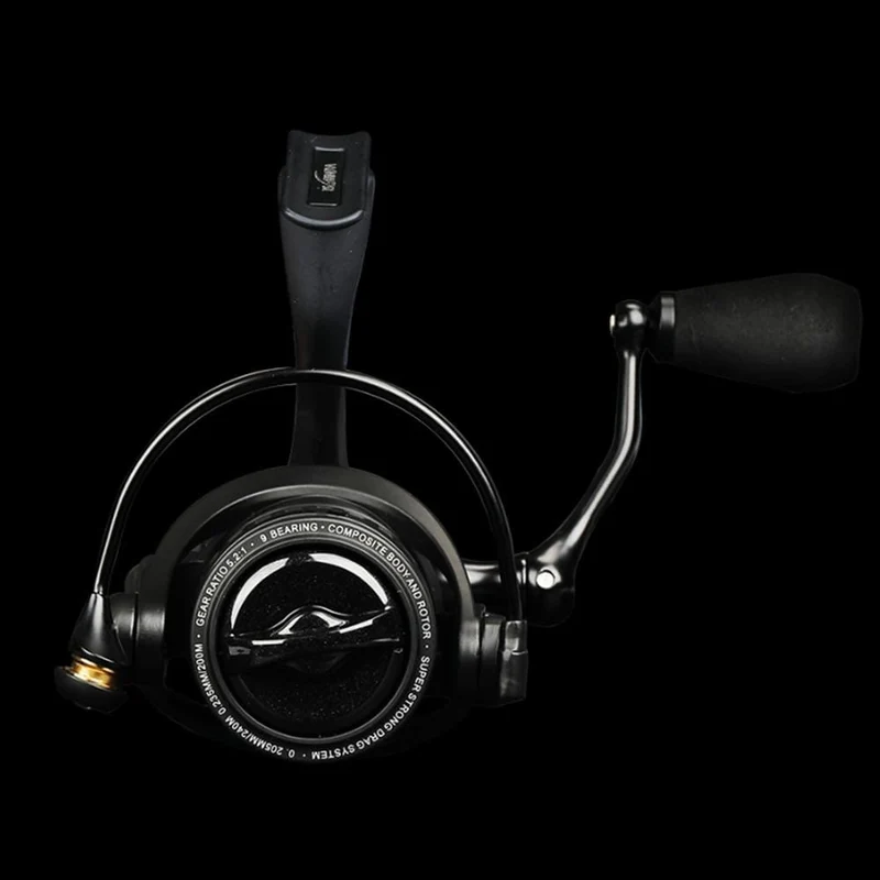 Leichte Spinnrolle NA 2000 3000 4000 5000 9BB 5.2: 1 NANO Angelrollen angelgerät für Forelle Peche Bass Hecht zander