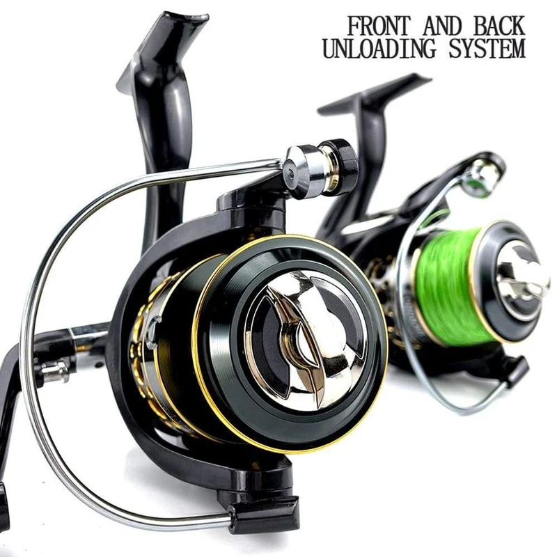 Angeln Spinnrolle Metallspule 5.2:1/4.7:113BB Kugellager Karpfen Angelrolle BK2000-7000 Metal Line Cup Sea Tackle
