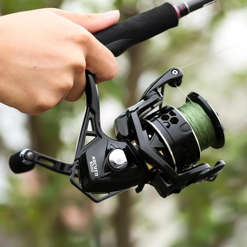 Seaknight Archer 5.2:1 4.9:1 Spinnrolle Max Drag 13Kg 8 + 1BB Karpfenangelrolle 2000-6000 Aluminiumspule Spinnrad Carret