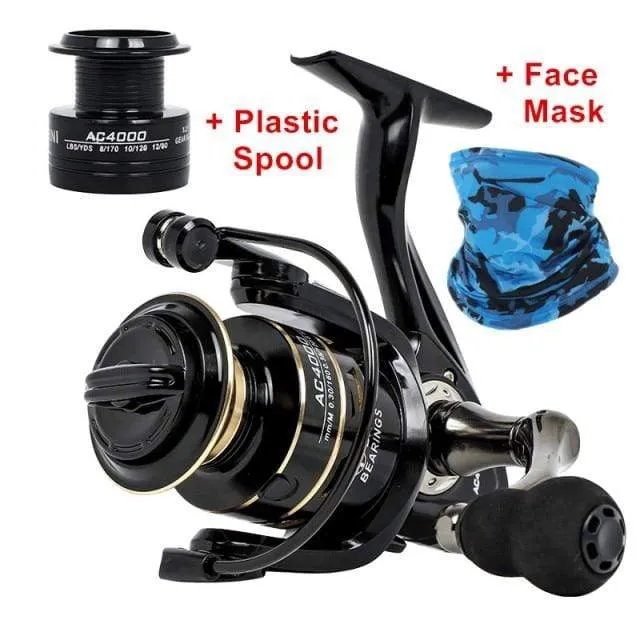 Spinning reels 12KG Max Drag Carrete de pesca 5.2:1 metall Edelstahl Angeln Reel Salzwasser Reel für Angeln