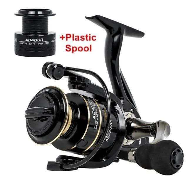 Spinning reels 12KG Max Drag Carrete de pesca 5.2:1 metall Edelstahl Angeln Reel Salzwasser Reel für Angeln