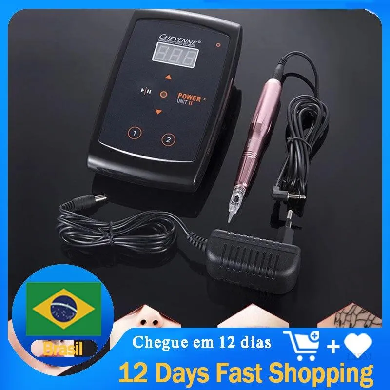 Dermografo Digitale Schweizer Permanent Make-Up Maschine Augenbrauen Lip Tattoo Maschine Mit Starken Ruhigen Motor Versorgung Maquina De Tatuagem