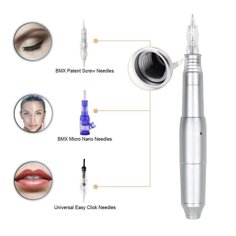 BMX Permanent Make-Up Maschine PMU Maschine Tattoo Stift mit Knopf Rotary Tattoo Maschine Gun Für Augenbrauen Lip Microblading Versorgung