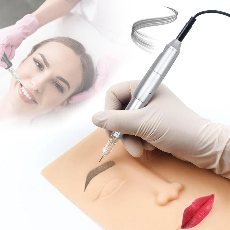 BMX Permanent Make-Up Maschine PMU Maschine Tattoo Stift mit Knopf Rotary Tattoo Maschine Gun Für Augenbrauen Lip Microblading Versorgung