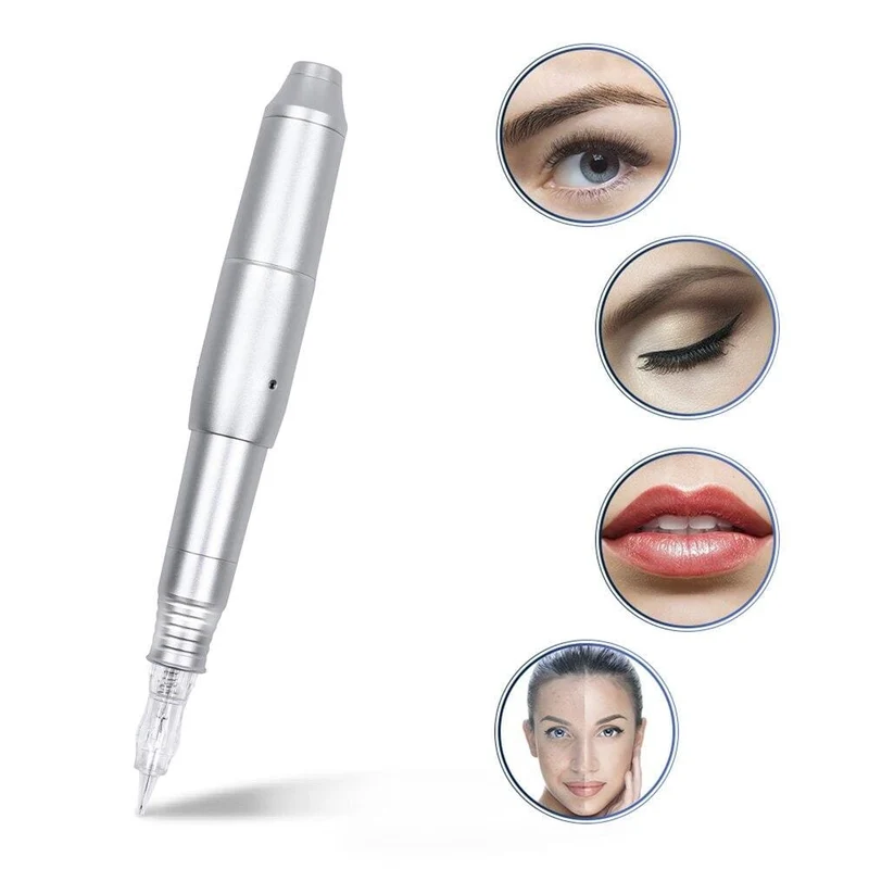 BMX Permanent Make-Up Maschine PMU Maschine Tattoo Stift mit Knopf Rotary Tattoo Maschine Gun Für Augenbrauen Lip Microblading Versorgung