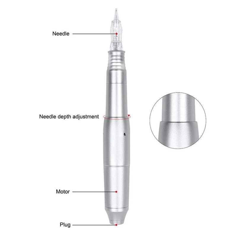 BMX Permanent Make-Up Maschine PMU Maschine Tattoo Stift mit Knopf Rotary Tattoo Maschine Gun Für Augenbrauen Lip Microblading Versorgung