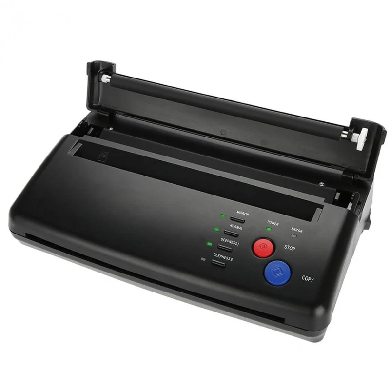 Tattoo-Transfermaschine, Drucker, Zeichnung, Thermo-Schablonenhersteller, Kopierer für Tattoo-Transferpapier, Versorgung mit Permanent-Feuerzeug