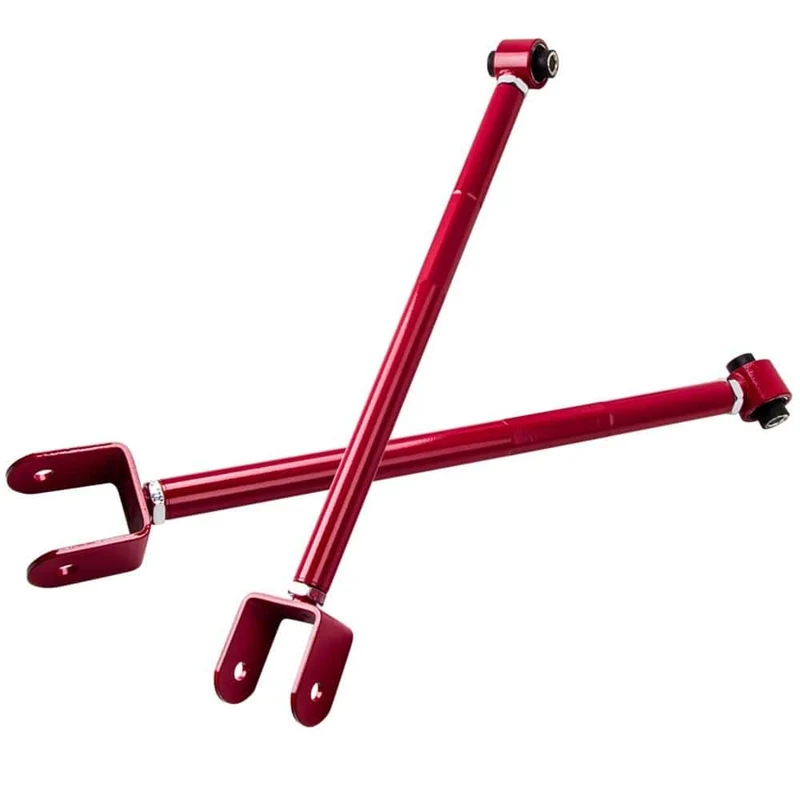 2x hintere untere Querlenker/Stange/Stangensturzsatz für BMW 1995–05 E46/E36 E83 E85 E86 E89 323ic M3 2.5si 35i Aluminium-Gewindefahrwerk