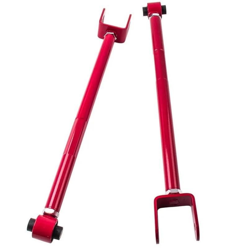 2x hintere untere Querlenker/Stange/Stangensturzsatz für BMW 1995–05 E46/E36 E83 E85 E86 E89 323ic M3 2.5si 35i Aluminium-Gewindefahrwerk