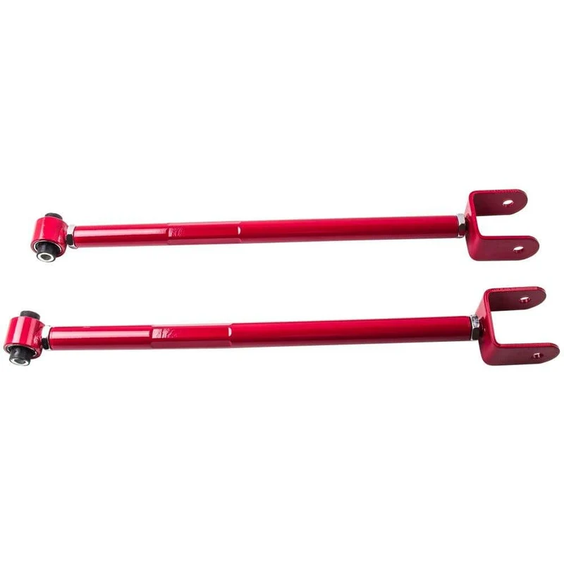 2x hintere untere Querlenker/Stange/Stangensturzsatz für BMW 1995–05 E46/E36 E83 E85 E86 E89 323ic M3 2.5si 35i Aluminium-Gewindefahrwerk