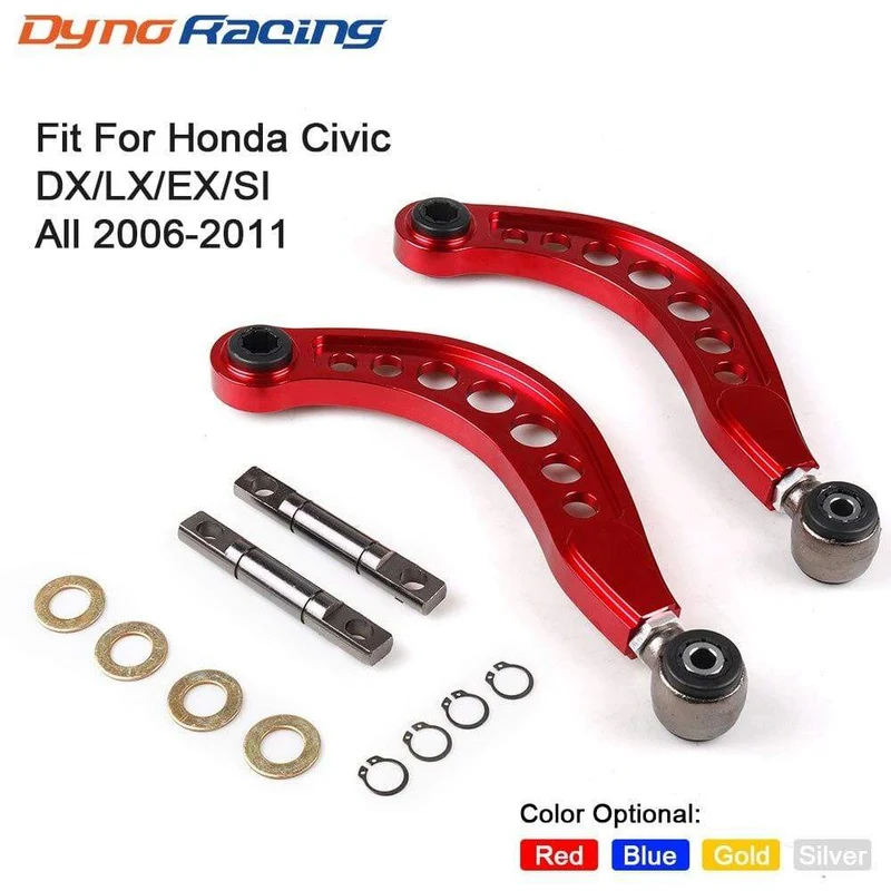 Aluminium-Auto-Hinterradsturz-Sets, unterer Querlenker, Sturzarm-Set für Honda Civic DX/LX/EX/SI FG2 FD 06–11