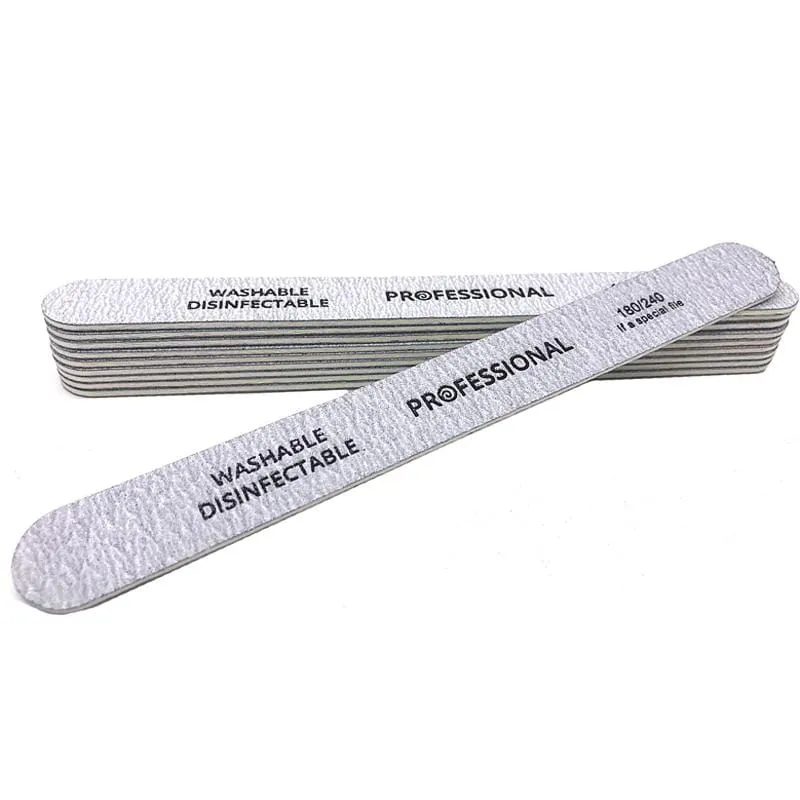 50 x hochwertige Holz-Nagelfeilen, künstliche Nägel, Spitzenfeile, 180/240, Einweg-Nagelhautentferner, Kallus, Nagelkunst-Styling-Werkzeuge