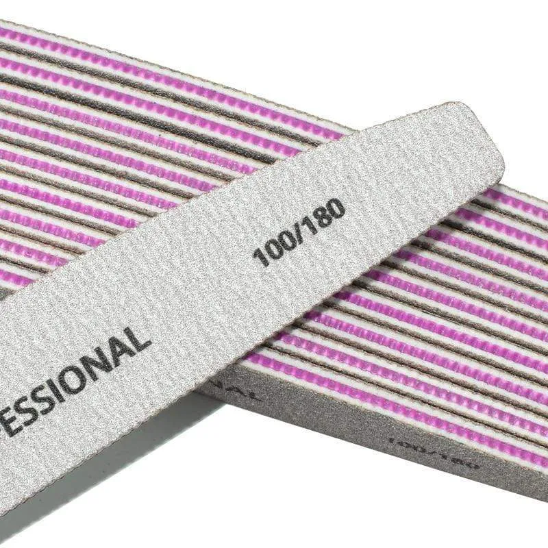 20 teile/los Professionelle Nagel Datei 100/180 Nagel Puffer Block kalk eine ongle Pediküre Maniküre Tipps Gel Polnischen Kurve Nagel pflege Werkzeuge