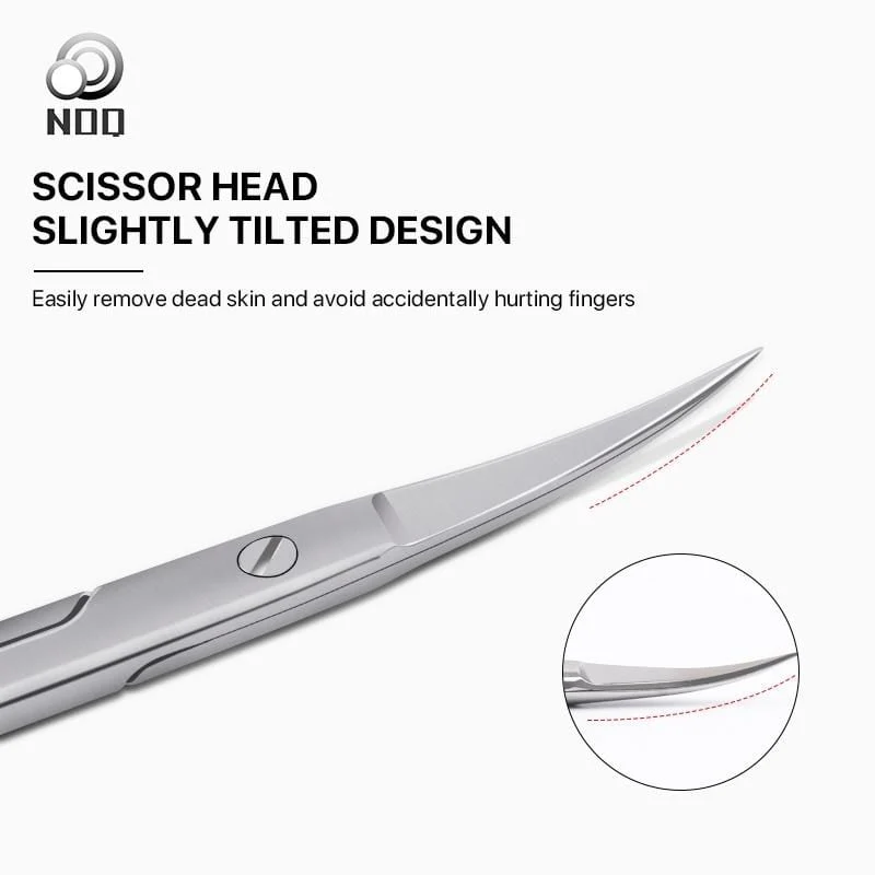 Maniküre Schere Gebogene Spitze Schere Professionelle Edelstahl Nagel Dead Skin Remover Nagel Clipper Salon Nagel Werkzeuge