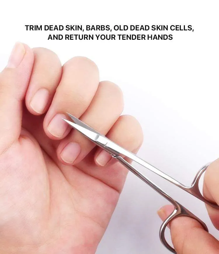 Maniküre Schere Gebogene Spitze Schere Professionelle Edelstahl Nagel Dead Skin Remover Nagel Clipper Salon Nagel Werkzeuge
