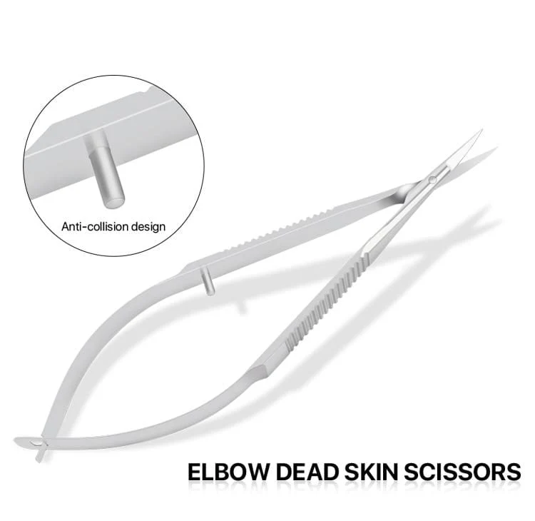 Maniküre Schere Gebogene Spitze Schere Professionelle Edelstahl Nagel Dead Skin Remover Nagel Clipper Salon Nagel Werkzeuge
