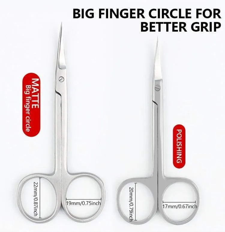 Maniküre Schere Gebogene Spitze Schere Professionelle Edelstahl Nagel Dead Skin Remover Nagel Clipper Salon Nagel Werkzeuge