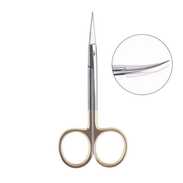 Maniküre Schere Gebogene Spitze Schere Professionelle Edelstahl Nagel Dead Skin Remover Nagel Clipper Salon Nagel Werkzeuge