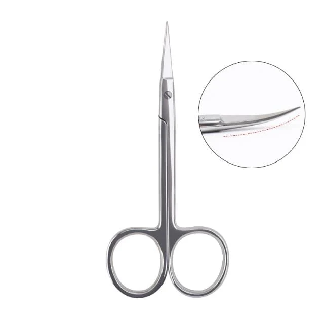 Maniküre Schere Gebogene Spitze Schere Professionelle Edelstahl Nagel Dead Skin Remover Nagel Clipper Salon Nagel Werkzeuge