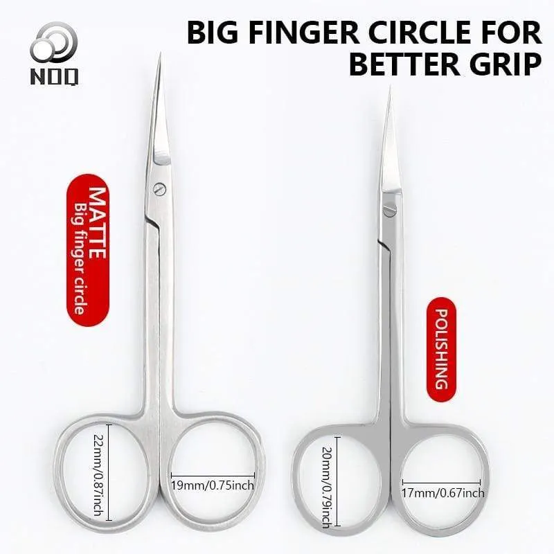 Maniküre Schere Gebogene Spitze Schere Professionelle Edelstahl Nagel Dead Skin Remover Nagel Clipper Salon Nagel Werkzeuge