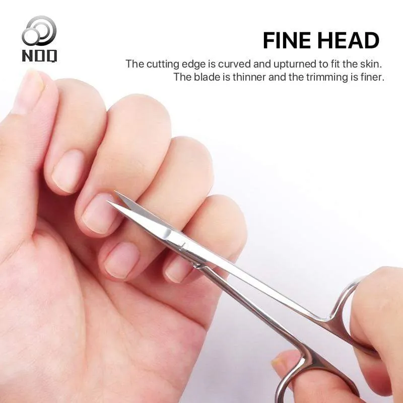 Maniküre Schere Gebogene Spitze Schere Professionelle Edelstahl Nagel Dead Skin Remover Nagel Clipper Salon Nagel Werkzeuge