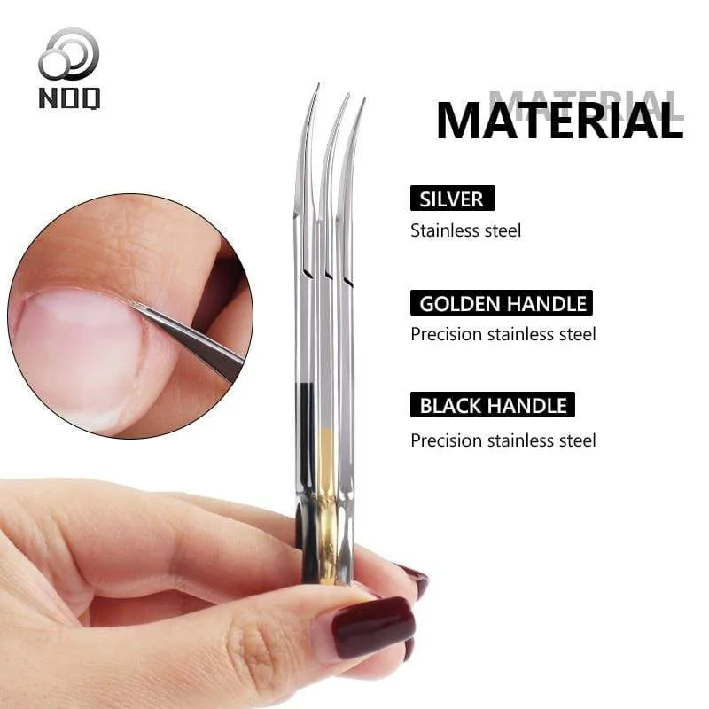Maniküre Schere Gebogene Spitze Schere Professionelle Edelstahl Nagel Dead Skin Remover Nagel Clipper Salon Nagel Werkzeuge