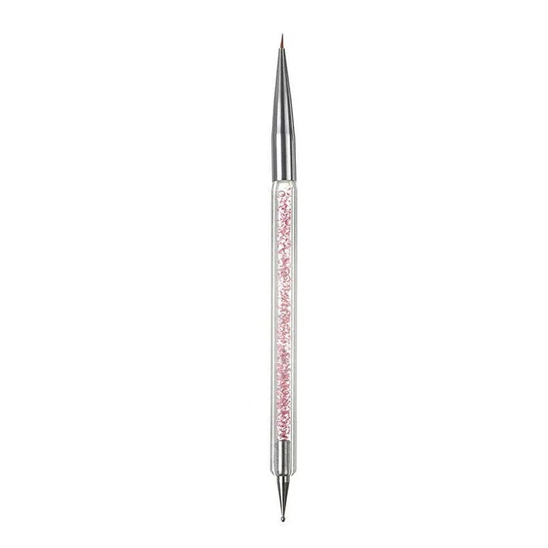 5 Teile/sätze Nail art Stift 2 In 1 Doppel Enden Punktierung Zeichnung Malerei UV Gel Liner Polnischen Pinsel Set Nagel kunst Punktierung Werkzeuge