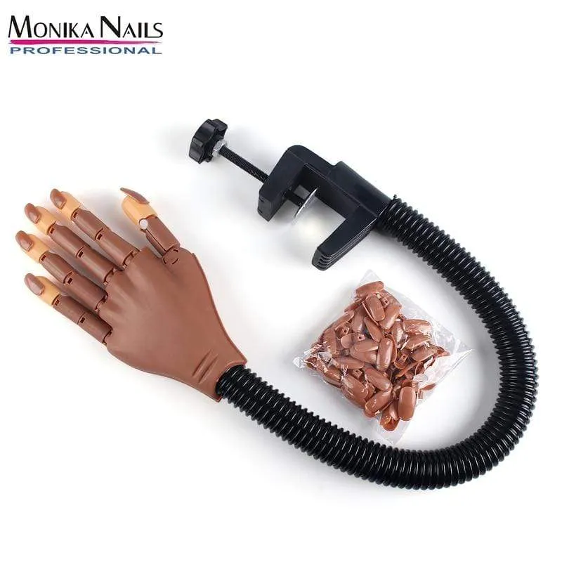 Prothetische Fake Hands Modell für Nail Art Übungen Malwerkzeug Training Maniküre für Anfänger Praxisgeräte