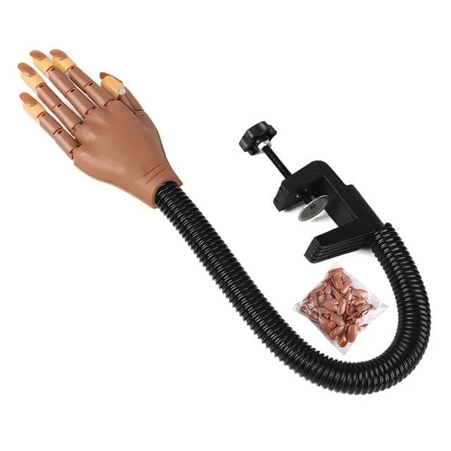 Prothetische Fake Hands Modell für Nail Art Übungen Malwerkzeug Training Maniküre für Anfänger Praxisgeräte