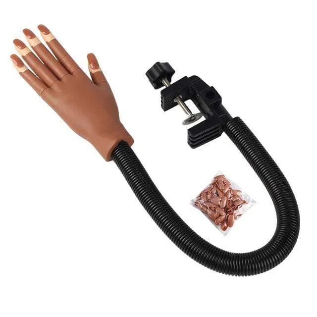 Prothetische Fake Hands Modell für Nail Art Übungen Malwerkzeug Training Maniküre für Anfänger Praxisgeräte