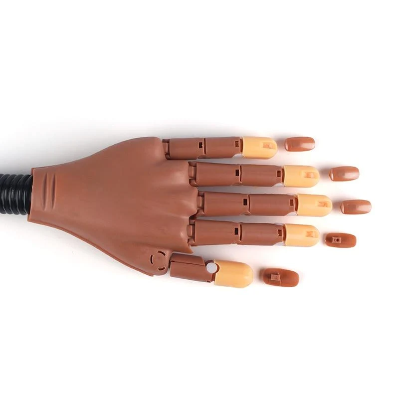 Prothetische Fake Hands Modell für Nail Art Übungen Malwerkzeug Training Maniküre für Anfänger Praxisgeräte