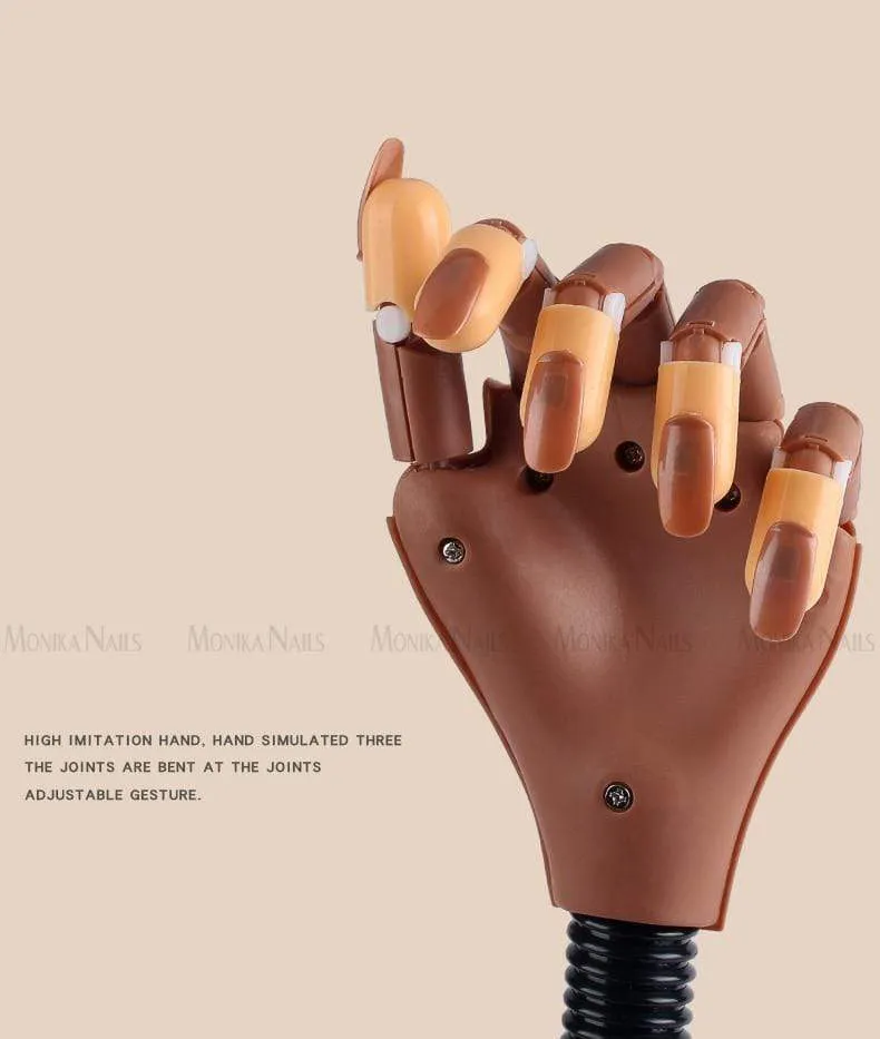 Prothetische Fake Hands Modell für Nail Art Übungen Malwerkzeug Training Maniküre für Anfänger Praxisgeräte