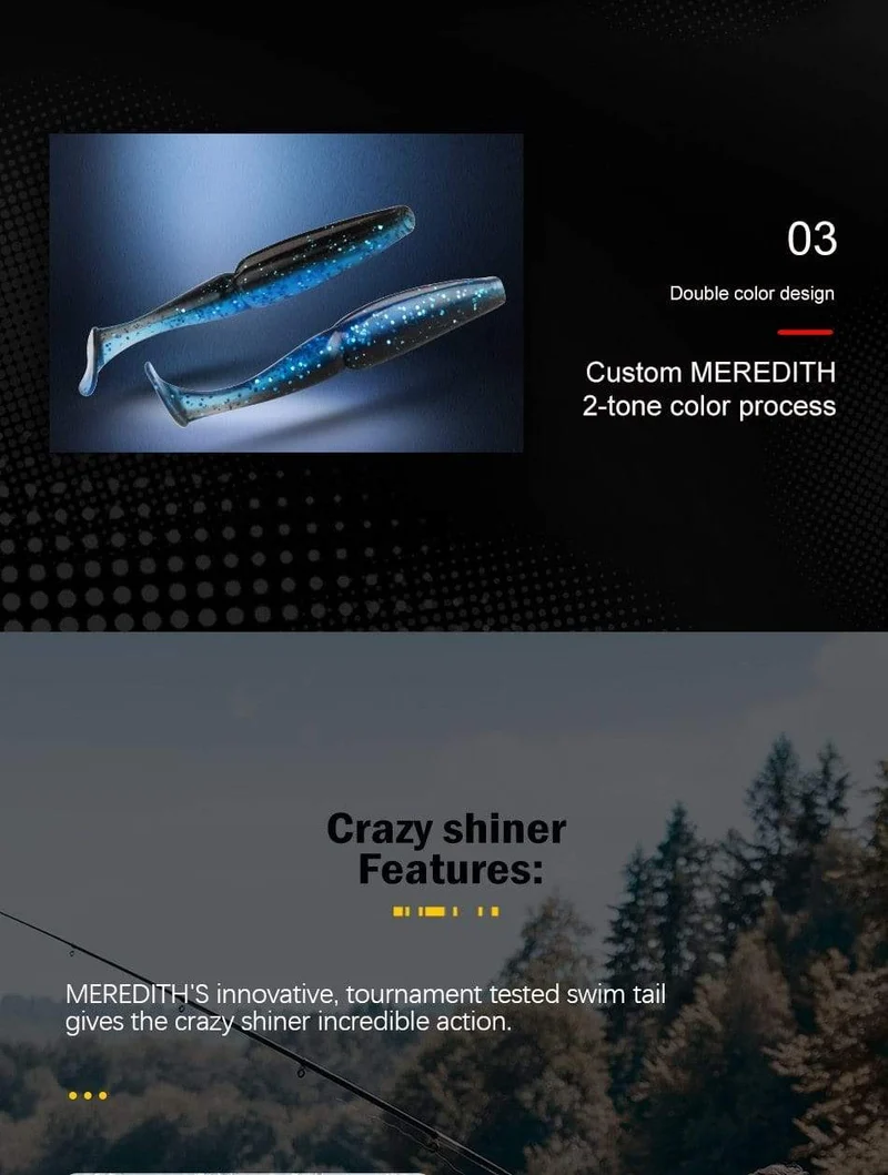 Angelköder Weicher Swimbait Crazy Shiner 70mm 90mm 110mm 130mm Weicher Köder Shad Hecht Zander Barsch Forelle Pesca Acesorios