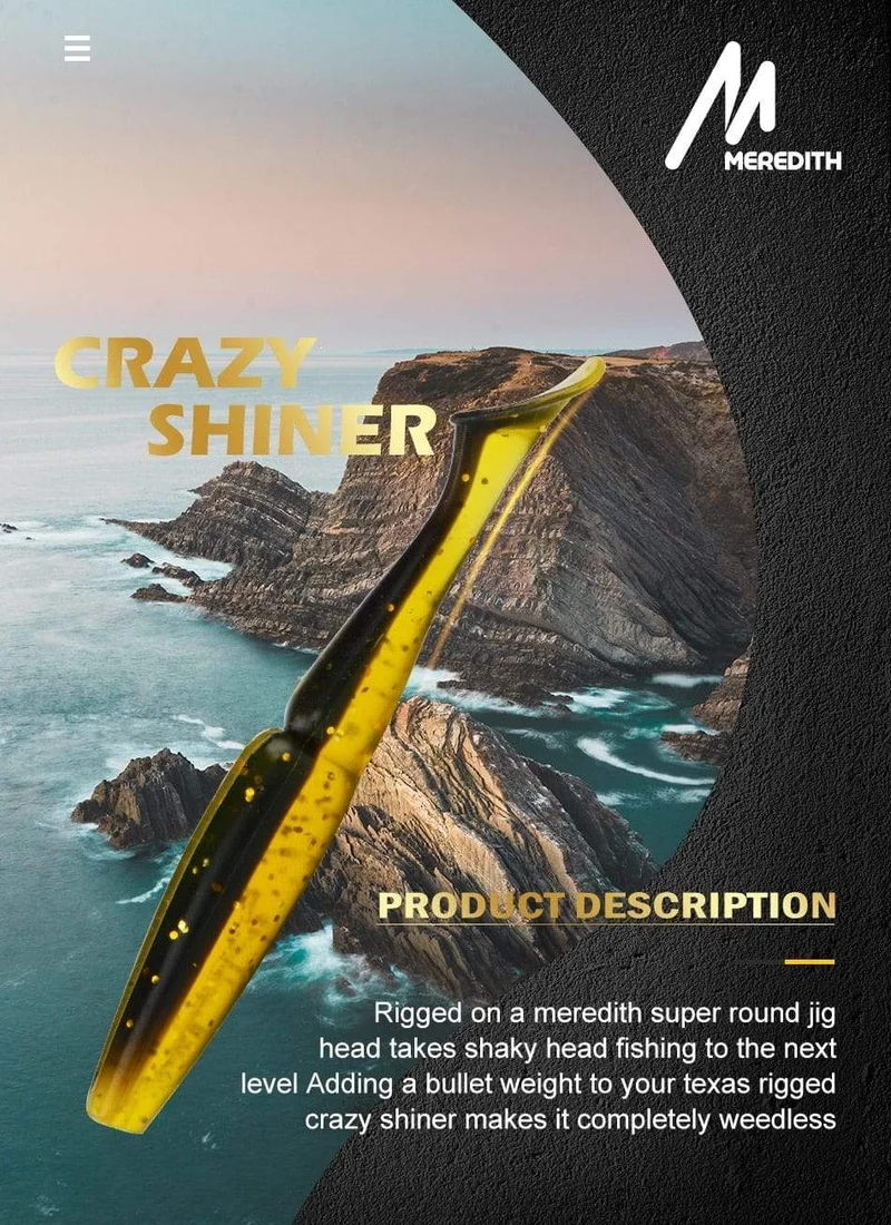 Angelköder Weicher Swimbait Crazy Shiner 70mm 90mm 110mm 130mm Weicher Köder Shad Hecht Zander Barsch Forelle Pesca Acesorios