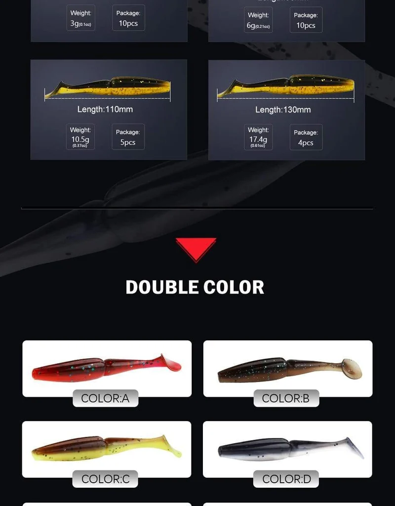 Angelköder Weicher Swimbait Crazy Shiner 70mm 90mm 110mm 130mm Weicher Köder Shad Hecht Zander Barsch Forelle Pesca Acesorios