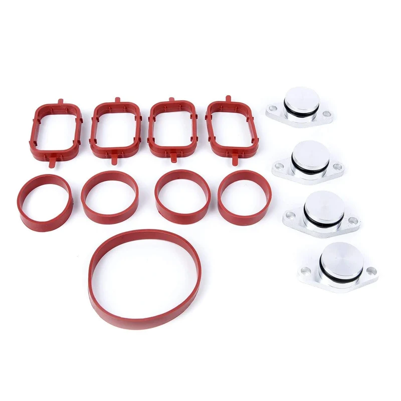 4 Stück Diesel Swirl Flaps Rohlinge Bungs Dichtungen für BMW M47 E46 320d 330d 525d Zylinderkopf-Ventildeckeldichtung