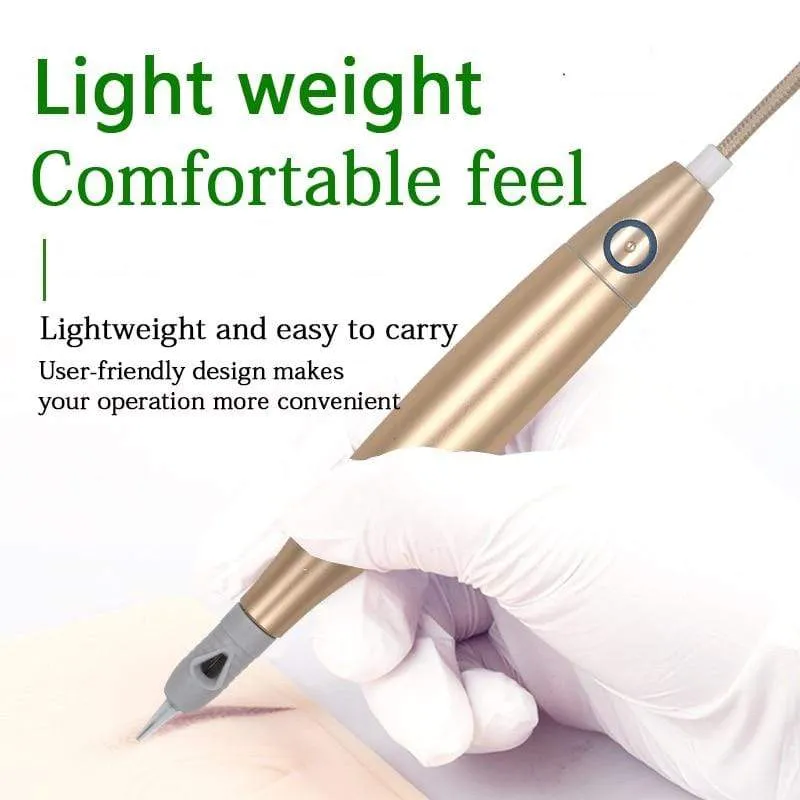 Touchscreen-Akku US / EU-Stecker Permanent Make-up-Maschinen-Kit Augenbrauen-Lippen-Eyeliner-Maschine mit 2 Patronennadeln