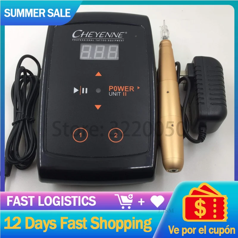 Dermograph Permanent Make-up Maschine Augenbrauen Make-up Micropigmentacion Stift Rotary Swiss Motor Tattoo Maschine Kit für Augenbrauen Lippe