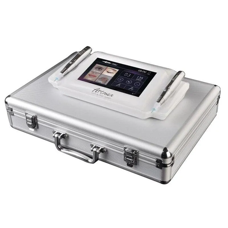 Artmex V8 Permanent Make-Up Tattoo Maschine Digitale Elektrische Augenbraue Lippe Dreh Stift MTS PMU System Make-Up Maschine 100-240 V AC