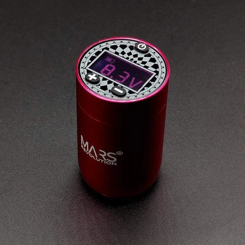 Drahtlose Tattoo-Stift-Maschine, Tattoo-Pistole mit Batterie und Cinch-Adapter, bunter Bildschirm