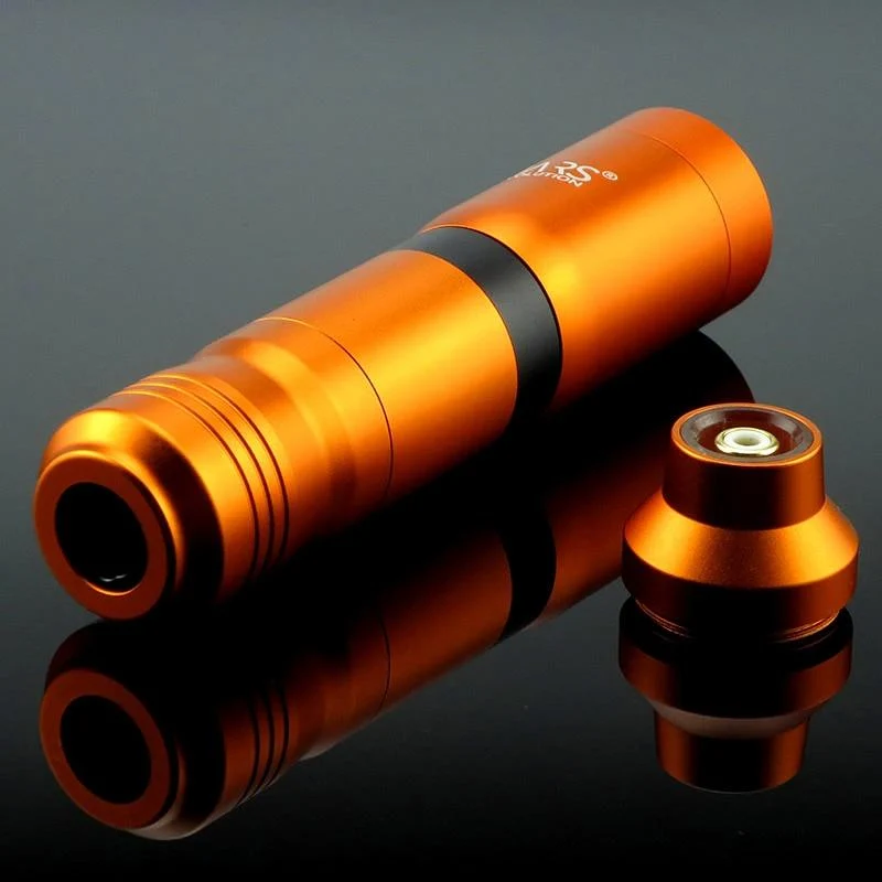 Drahtlose Tattoo-Stift-Maschine, Tattoo-Pistole mit Batterie und Cinch-Adapter, bunter Bildschirm