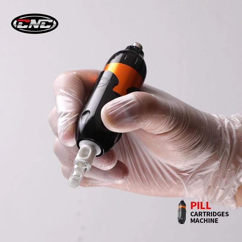 STIGMA CNC Tattoo Stift Kurze Rotary Tattoos Gun RCA Stecker Kernlosen Motor Permanent Make-Up Maschine für Patrone Nadeln Q3