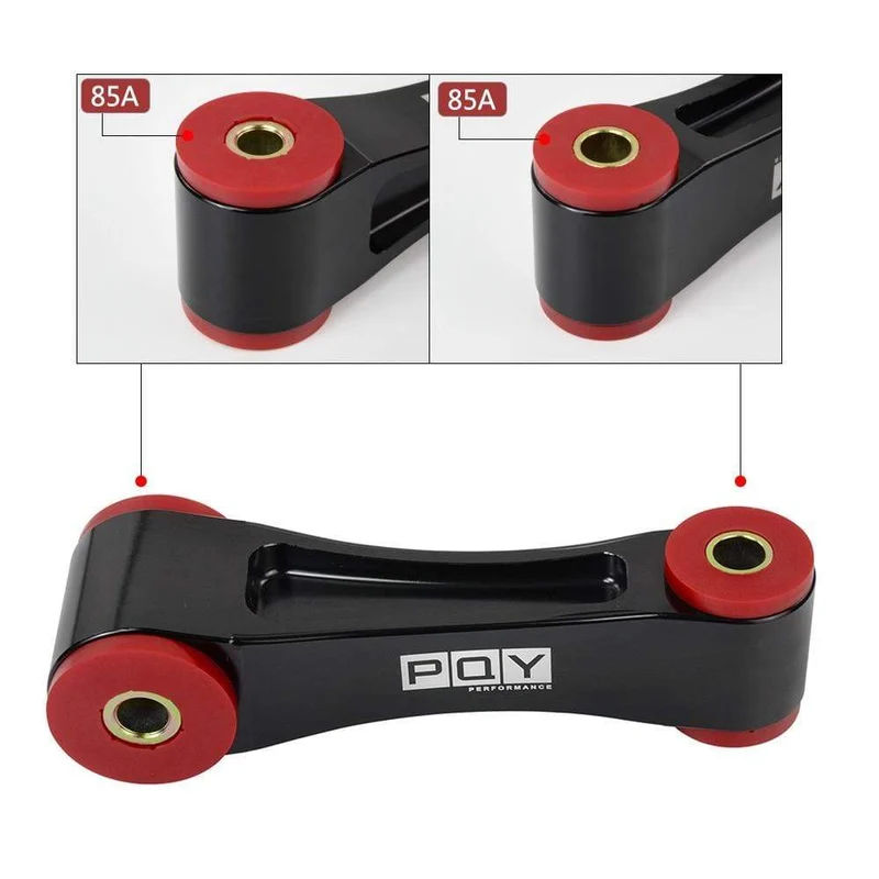 VR-85A Alu & Poly Heckmotorhalterung für 2016–2018 Honda Civic 1.5T SI Type-R FC/FK8 AT/MT mit PQY-Logo VR-TSB07